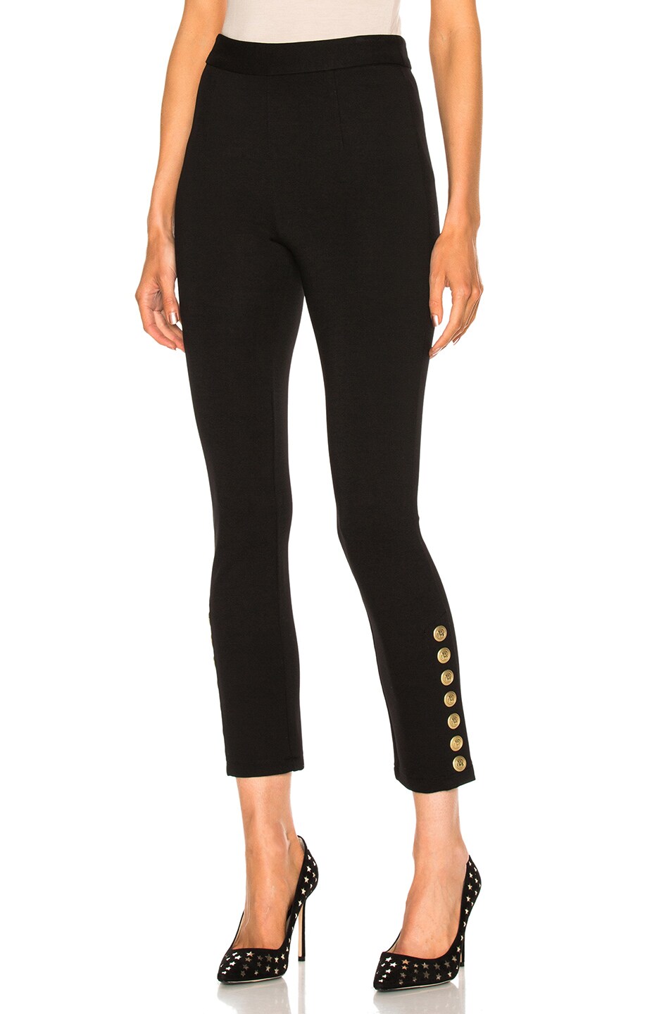 Image 1 of Pierre Balmain Fitted Pant in Black