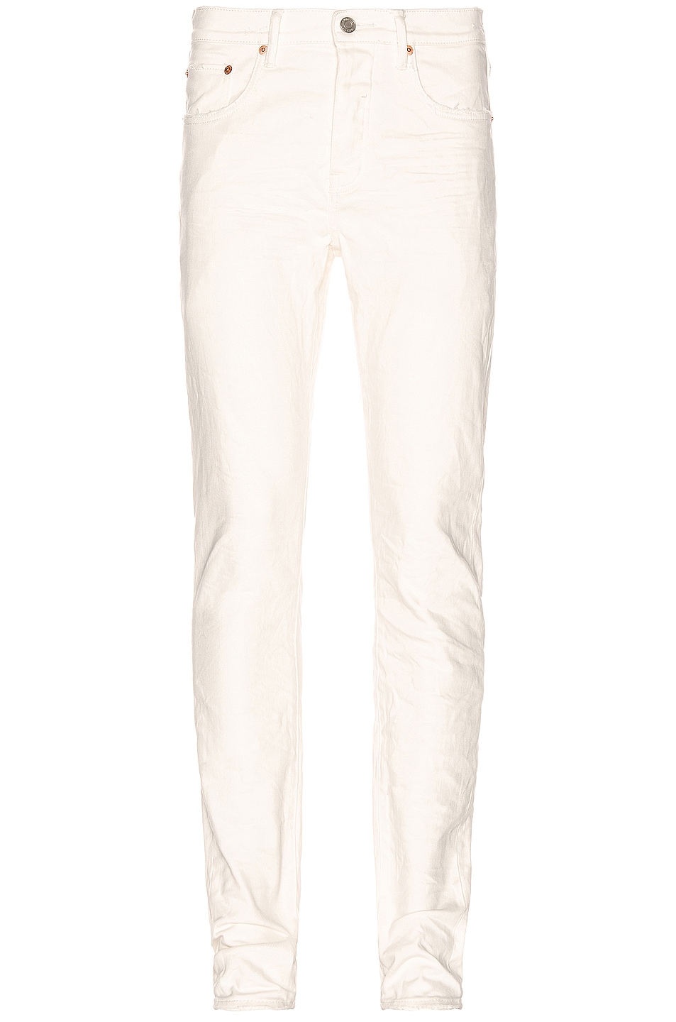 Image 1 of Purple Brand White Wash Skinny Jean in White Wash