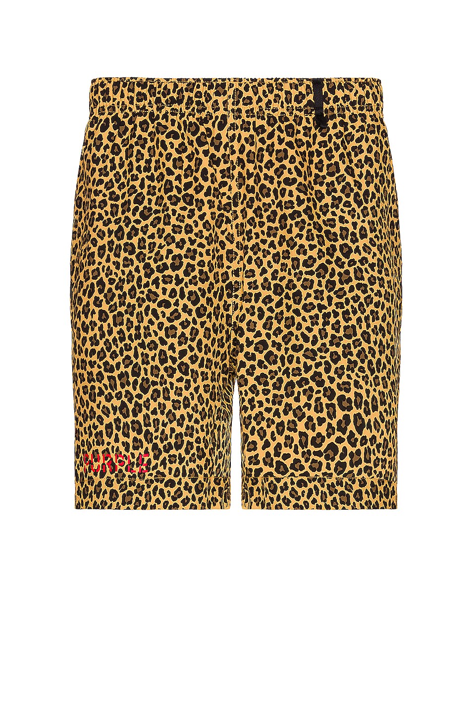 Image 1 of Purple Brand Leopard Swim Shorts in Brown