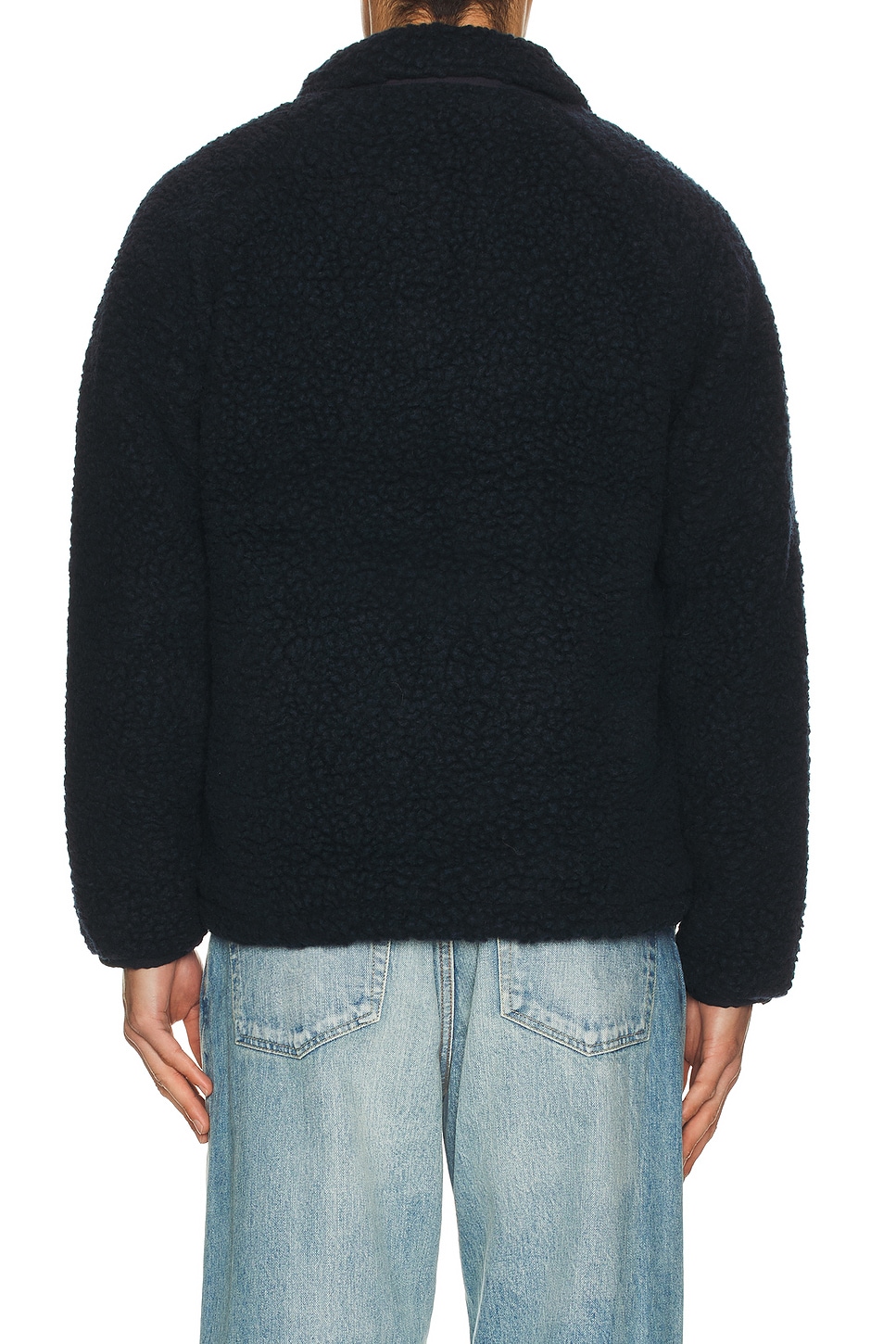 Percival Fleece Jacket In Black