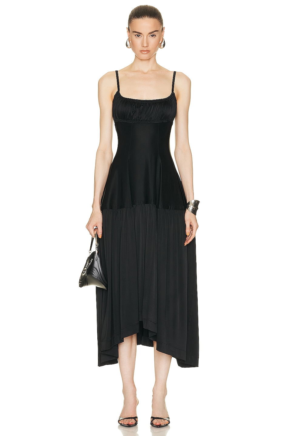 Image 1 of RABANNE Sleeveless Dress in Black