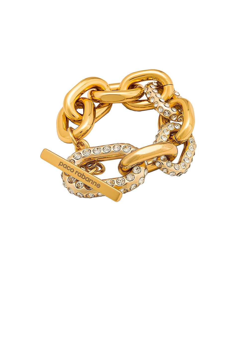 Image 1 of RABANNE XL Link Bracelet in Gold