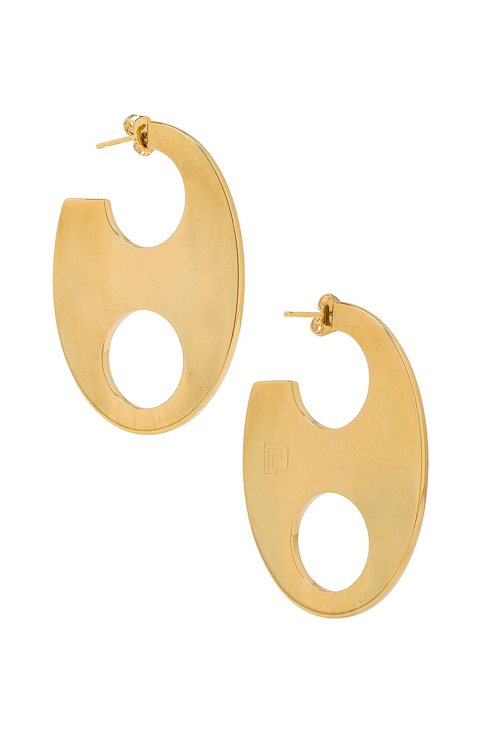 Image 1 of RABANNE Eight Hoop Earrings in Gold