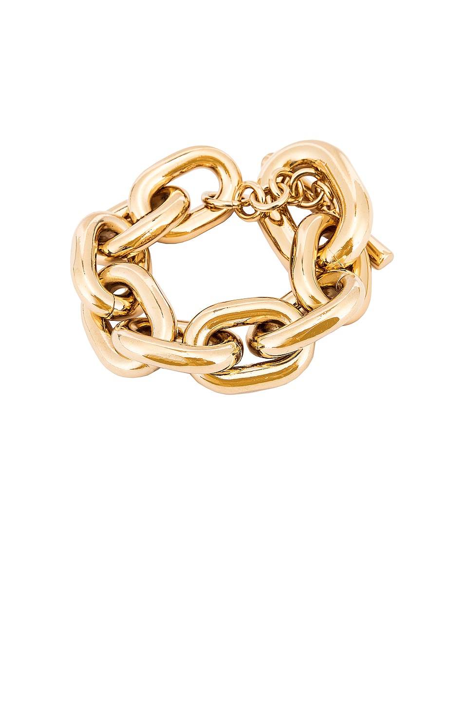 Image 1 of RABANNE Large Chain Bracelet in Gold