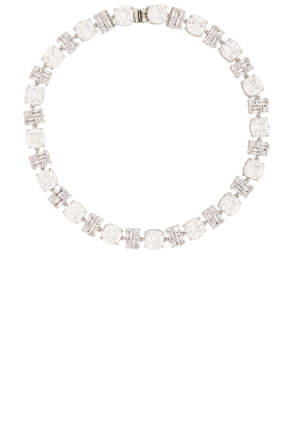 Image 1 of RABANNE Crystal Choker in Silver & Crystal