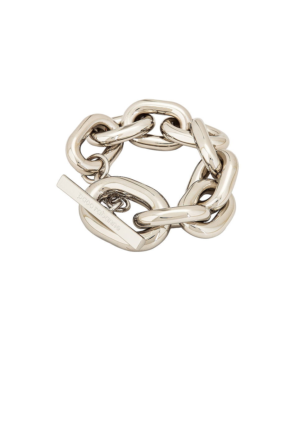 Image 1 of RABANNE XL Link Bracelet in Silver