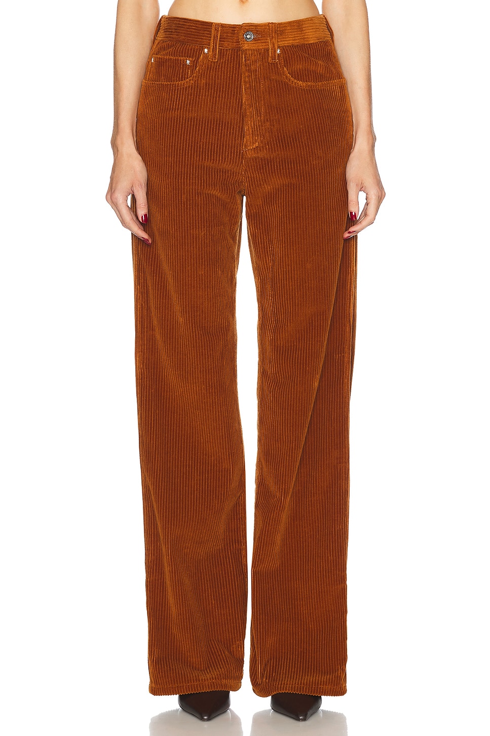 Shop Rabanne Corduroy Pant In Hazelnut