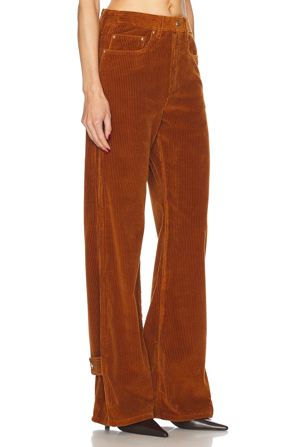 Shop Rabanne Corduroy Pant In Hazelnut