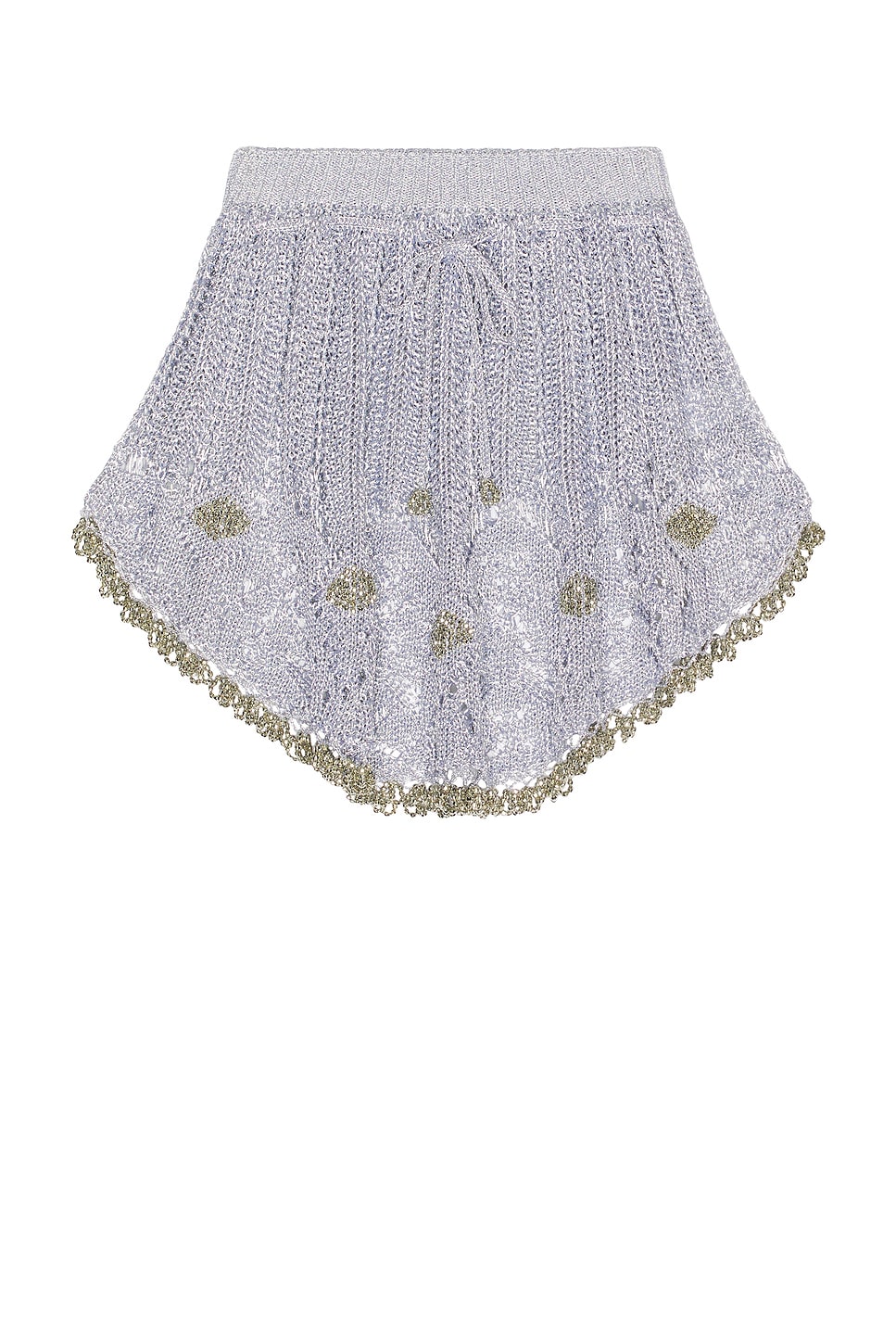 for FWRD Lurex Crochet Mini Skirt