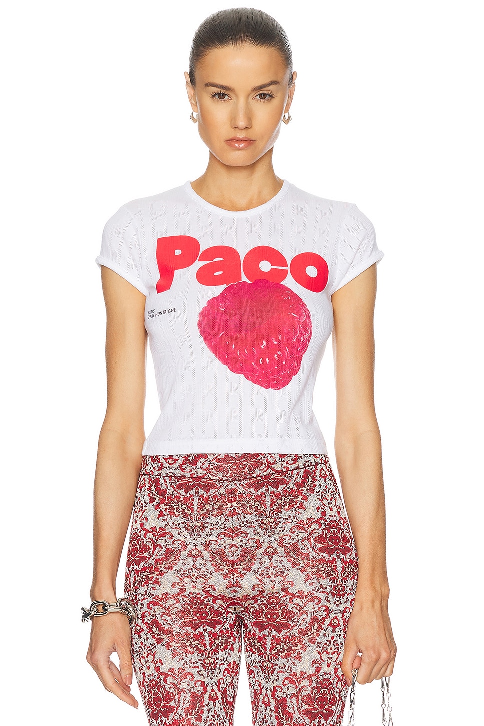 Paco Graphic Tee Shirt in White