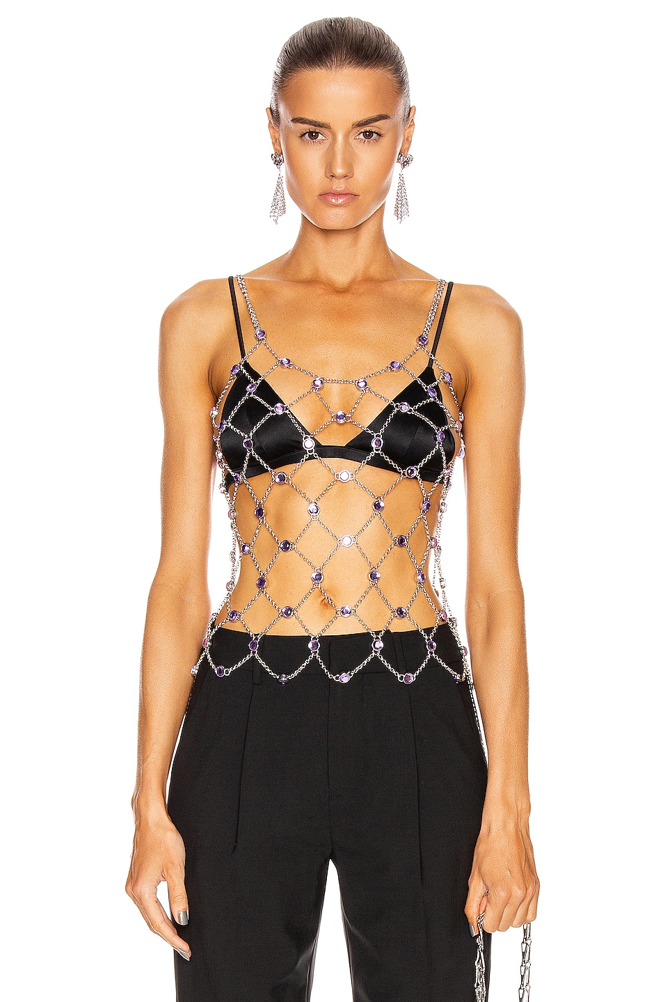Image 1 of RABANNE Chain Top in Silver