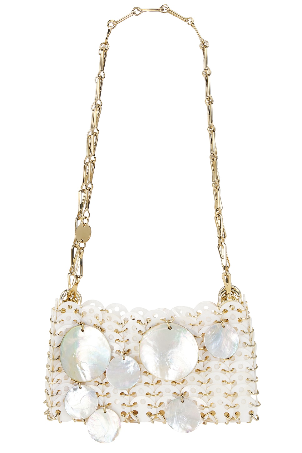 RABANNE 1969 Shell Discs Nano Shoulder Bag