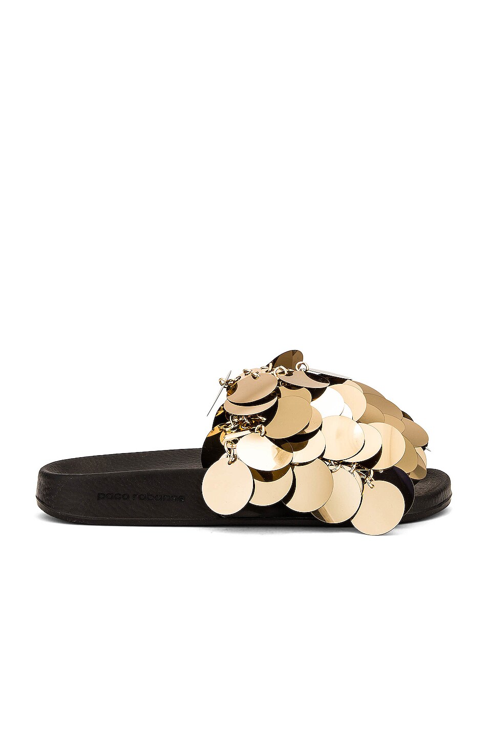 Image 1 of RABANNE Sparkle Sandal in Light Gold
