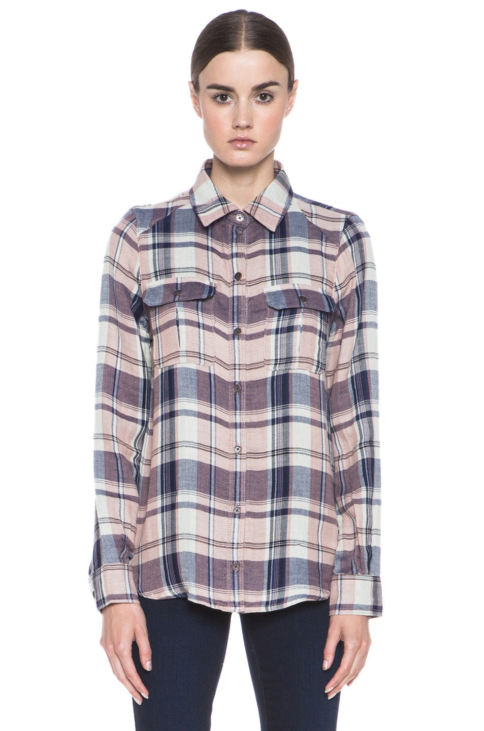 Image 1 of Isabel Marant Kadie Cotton Shirt in First Kiss