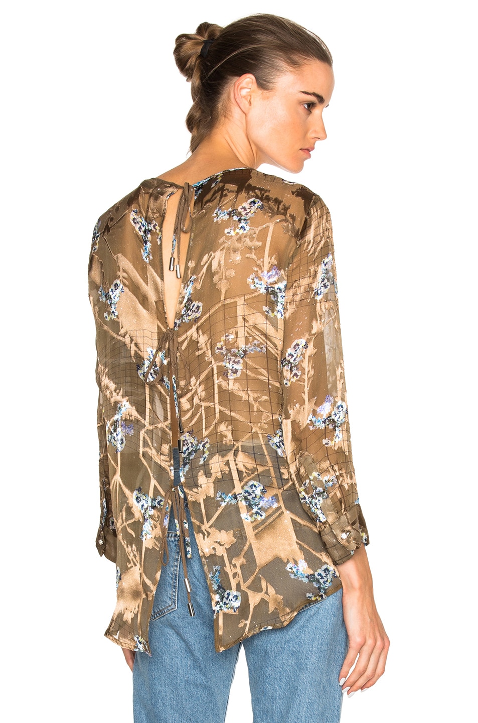 Image 1 of Preen by Thornton Bregazzi Baltali Top in Gold Constellation