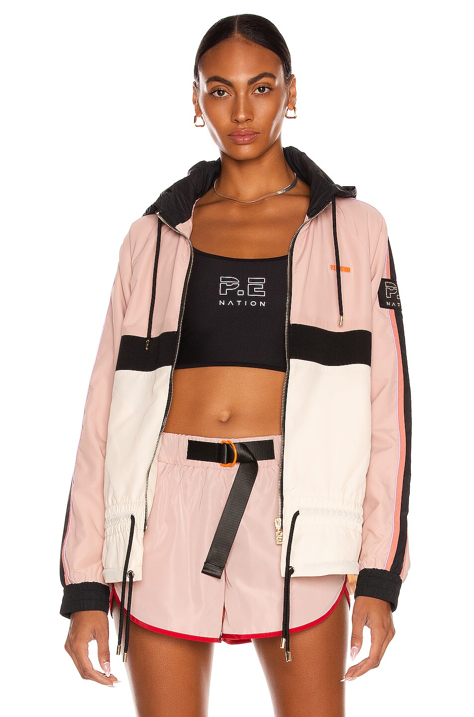 Image 1 of P.E Nation Man Down Jacket in Misty Rose