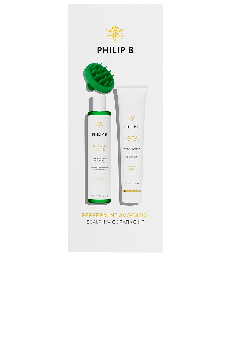 PHILIP B. Peppermint Avocado Scalp Invigorating Kit in Beauty: NA