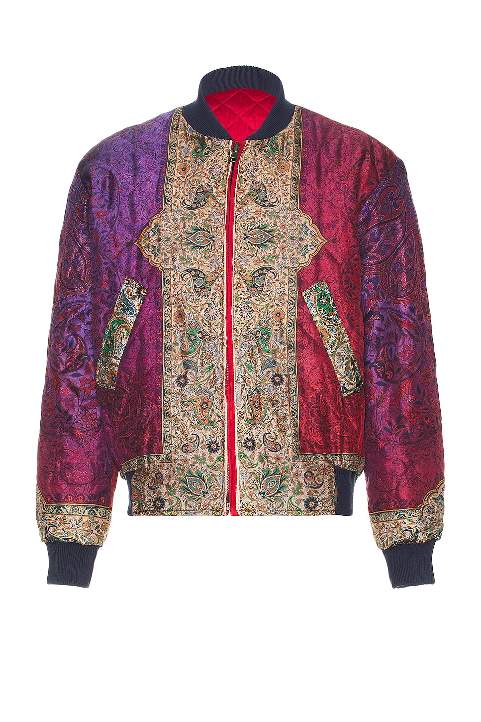 Image 1 of Pierre-Louis Mascia Quilted Bomber in Multi