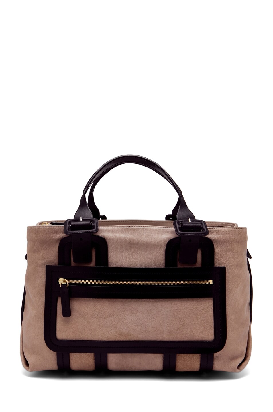 Image 1 of Pierre Hardy Large Shopper Bag in Sand & Black