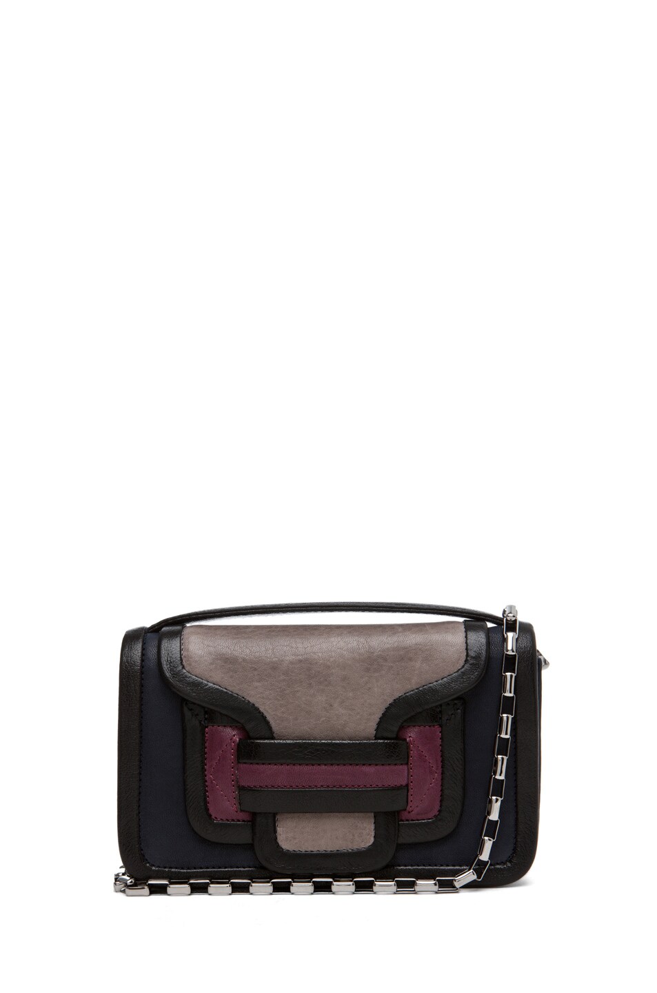Image 1 of Pierre Hardy Small Tri Colored Crossbody in Quadry Navy