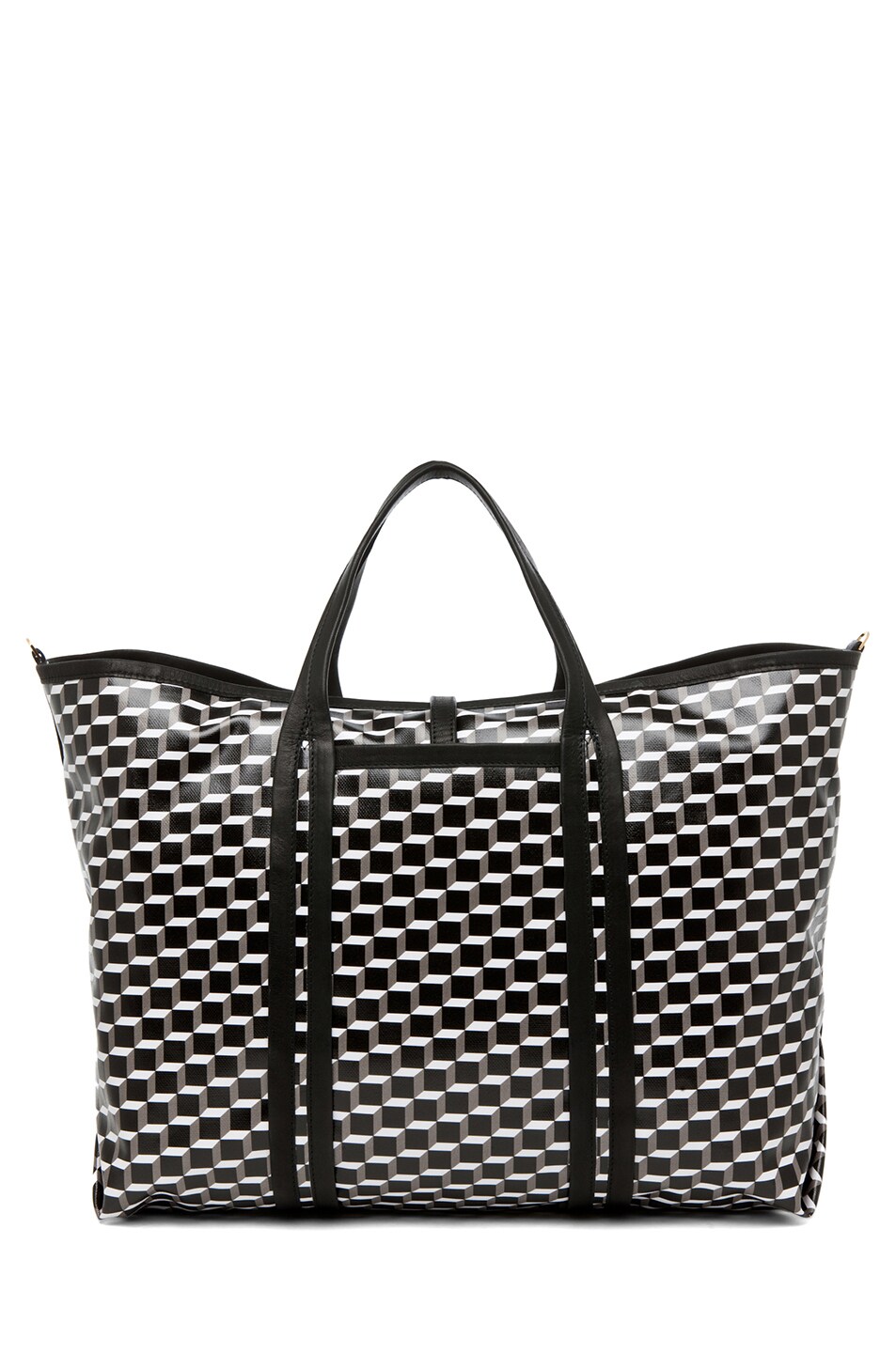 Image 1 of Pierre Hardy Cube Leather Bag in Black