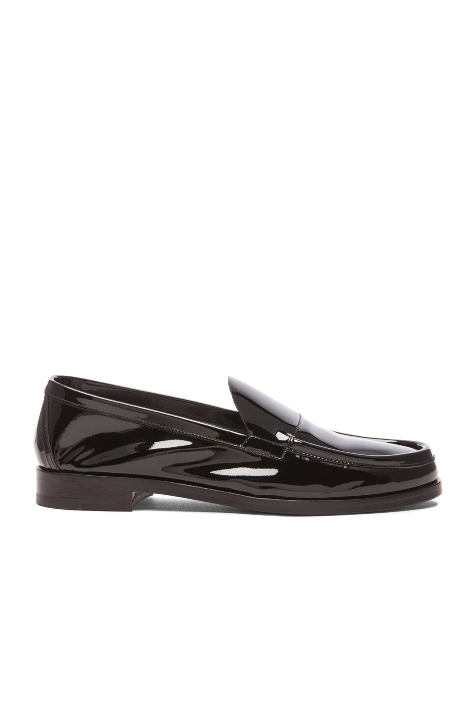 Image 1 of Pierre Hardy Classic Patent Calf Loafers in Black