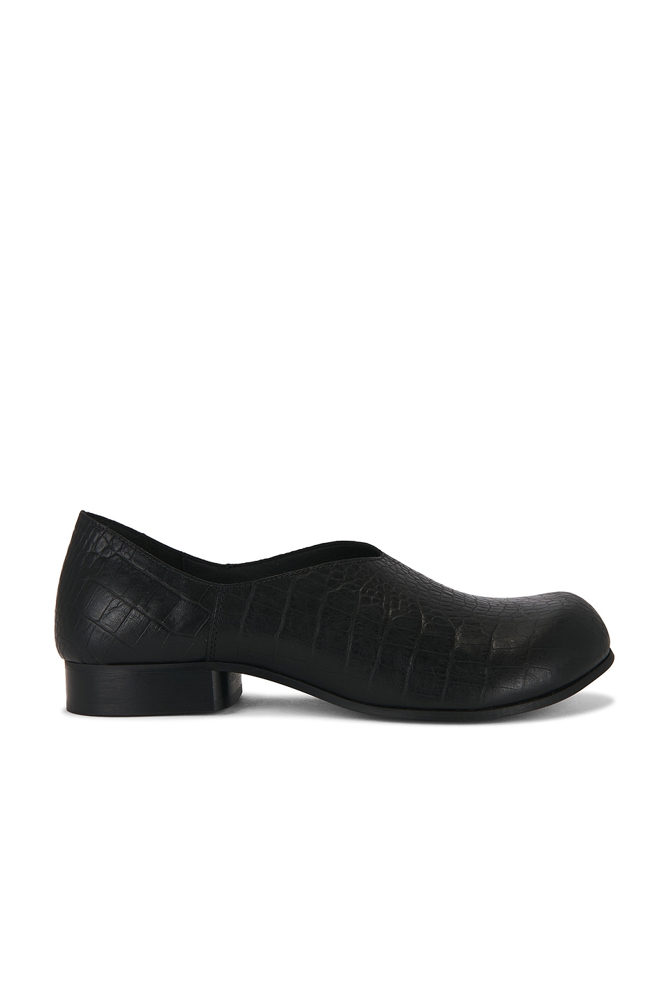 Phileo 067 Crocodile Clog In Black
