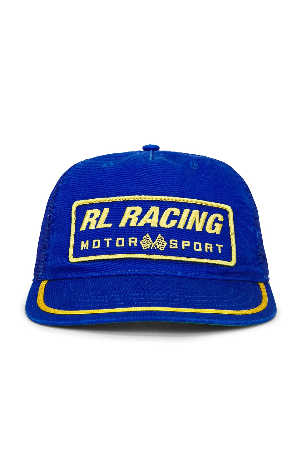 Polo Ralph Lauren Polyester Knit Vintage RL Racing Trucker Hat