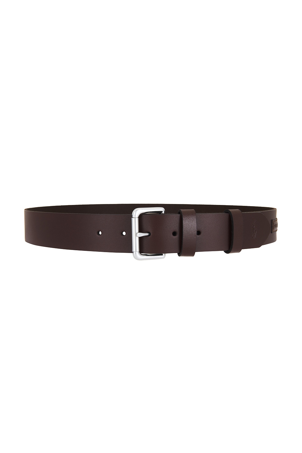 Polo Ralph Lauren Italian Saddle Leather Belt In Brown
