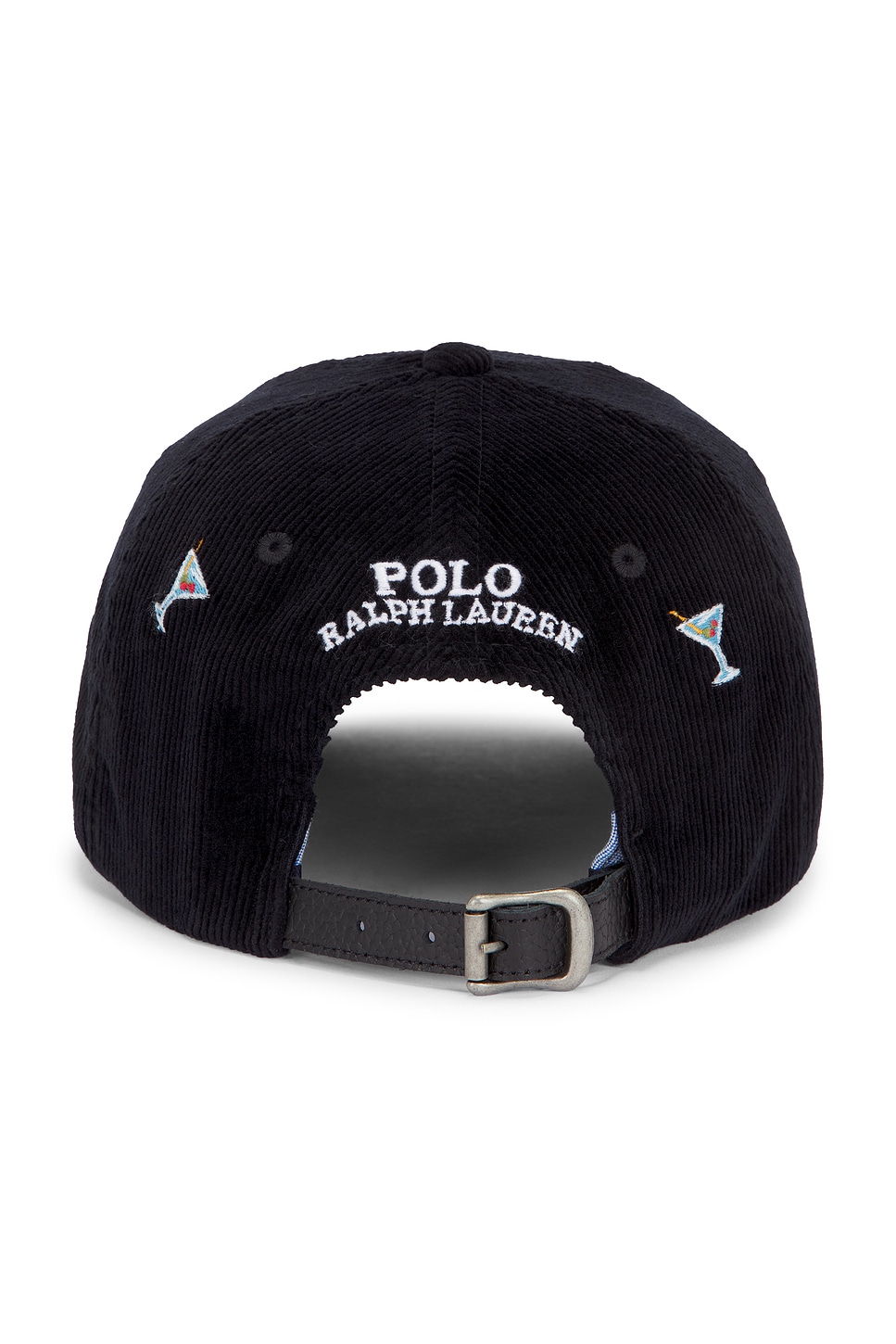 Shop Polo Ralph Lauren Cap In Polo Black & Martini Aoe