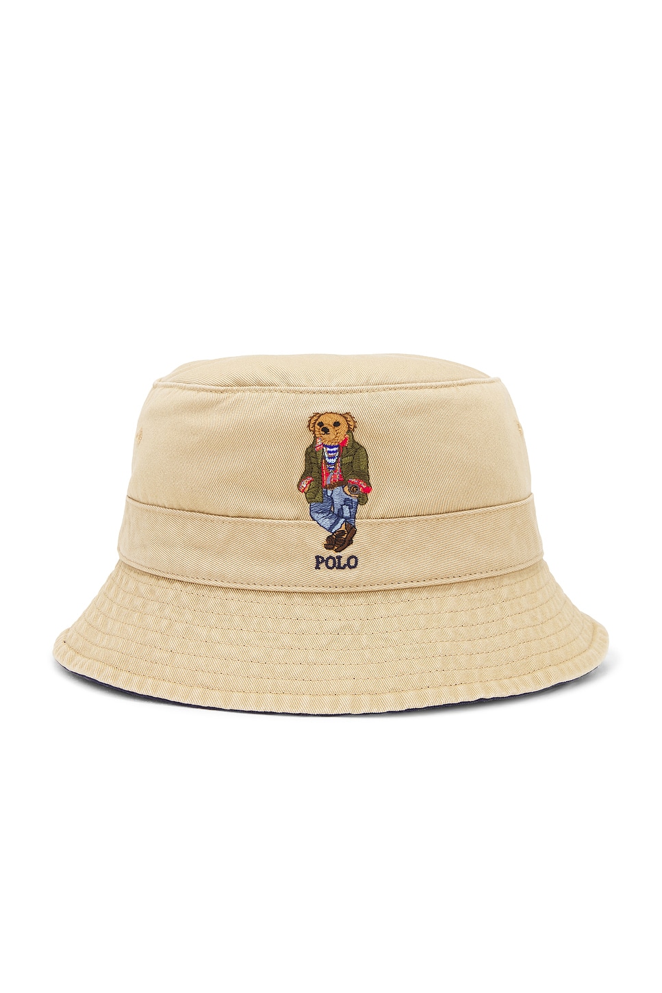 Bear Bucket Hat in Tan