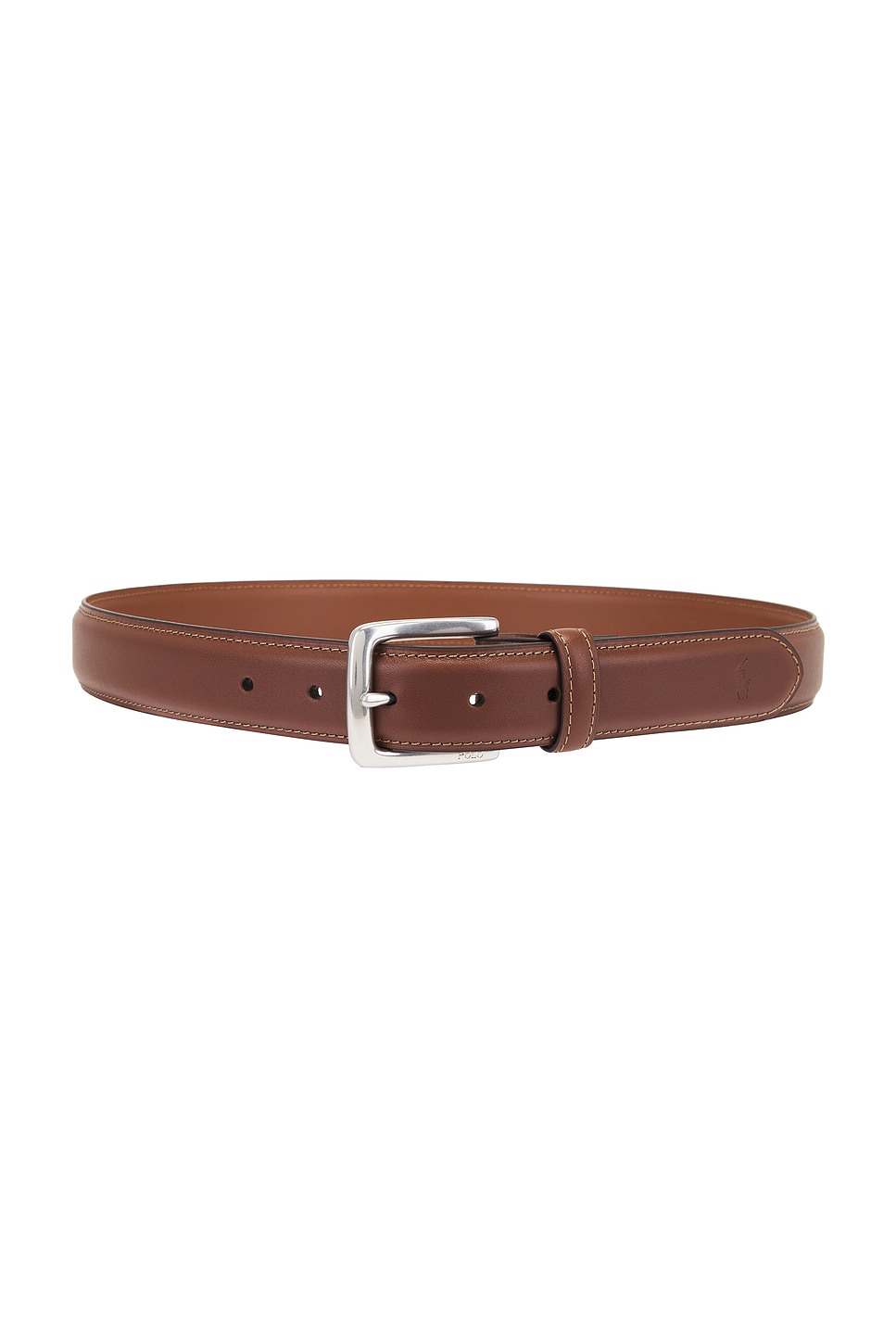 Leather Suffield Belt in Brown