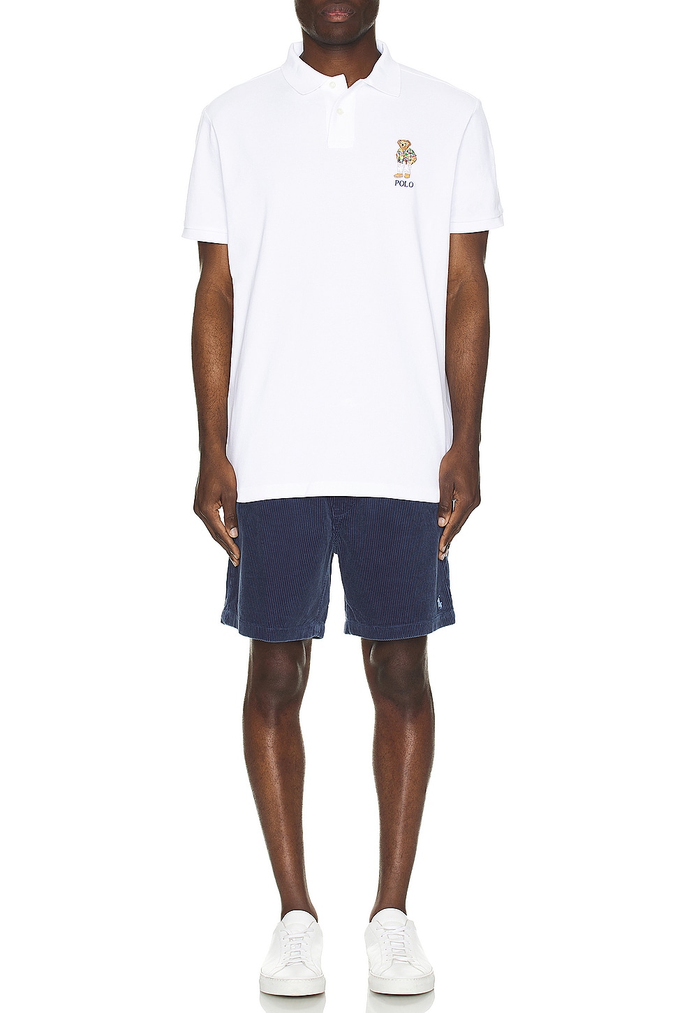 Image 1 of Polo Ralph Lauren Corduroy Prepster Short in Boston Navy