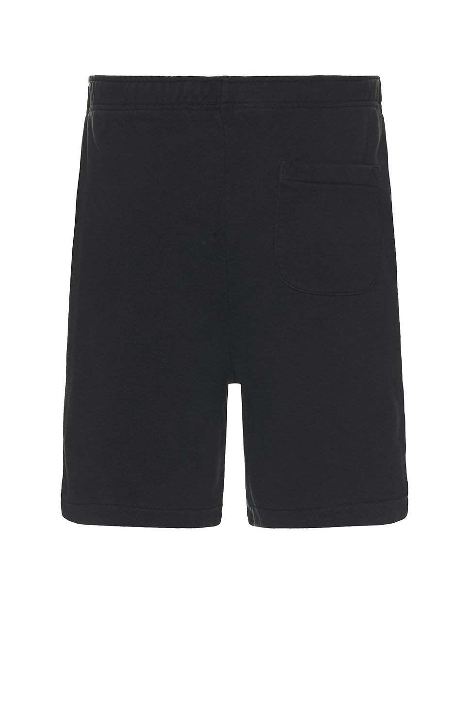 Shop Polo Ralph Lauren Loopback Terry Short In Faded Black Canvas