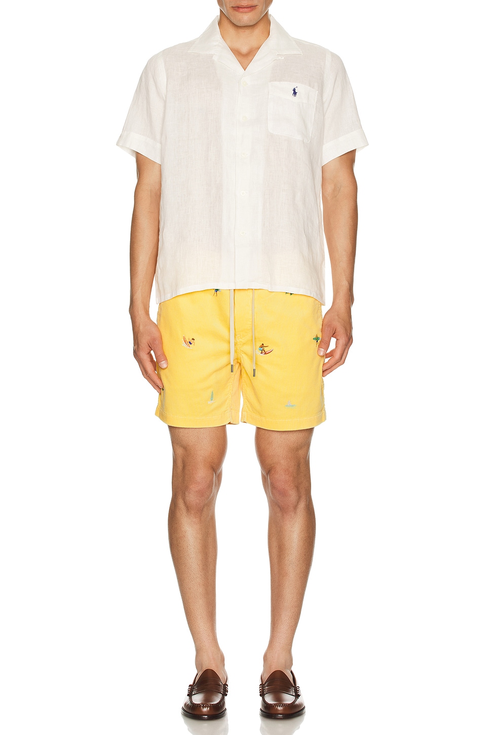 Image 1 of Polo Ralph Lauren Prepster Short in Beach Yellow
