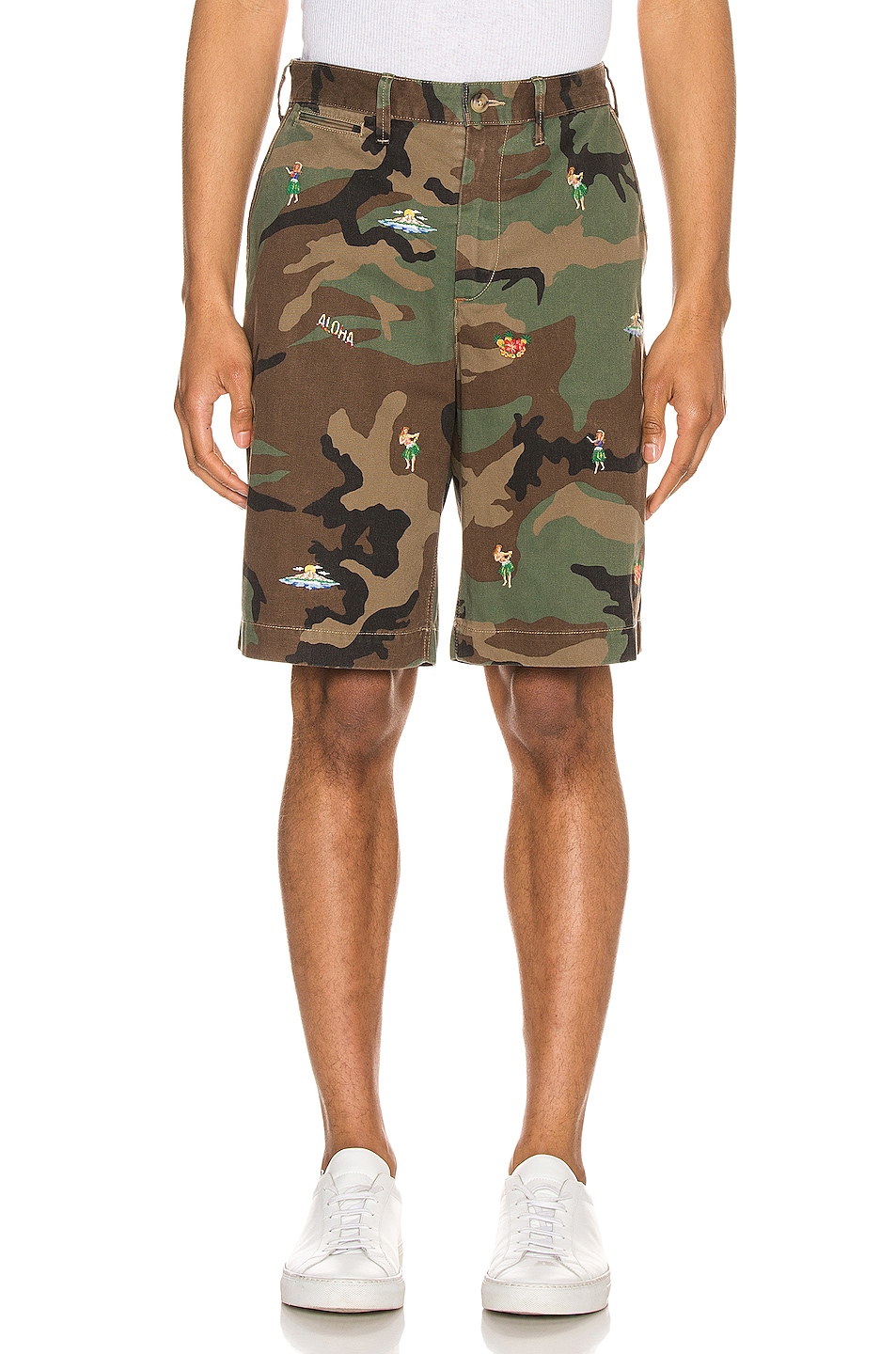 Image 1 of Polo Ralph Lauren Rugged Chino Shorts in Surplus Camo With Hula