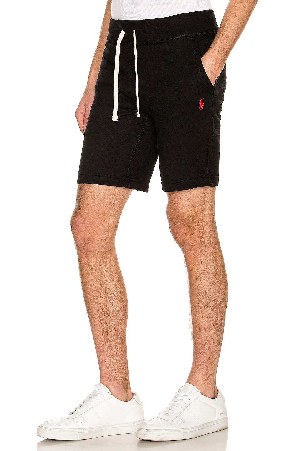 polo fleece shorts men