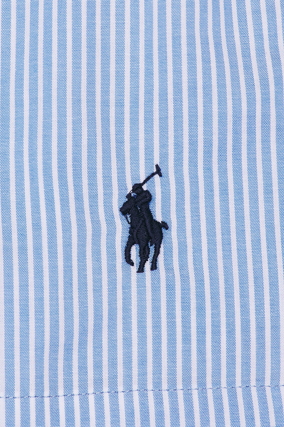 Image 1 of Polo Ralph Lauren Yarn Dyed Woven Boxer in Steve Stripe & Cruise Navy