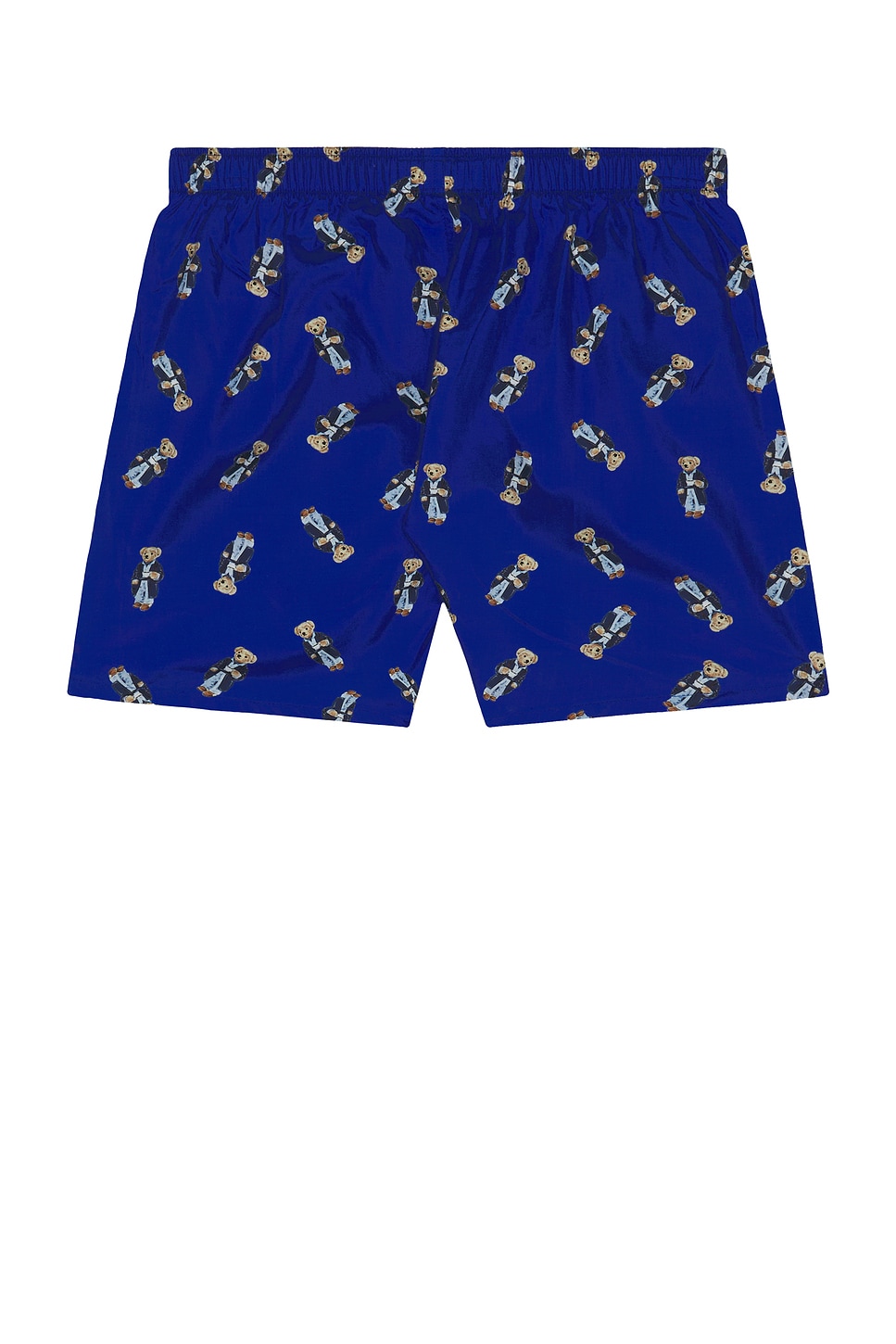 Polo Ralph Lauren Woven Boxer With Bear Print In Animal Print