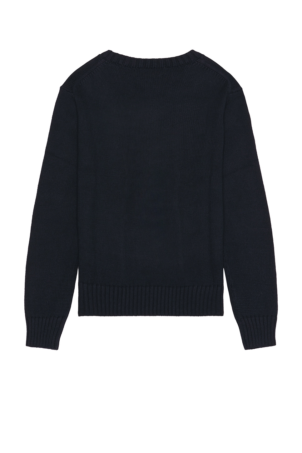 Shop Polo Ralph Lauren Long Sleeve Bear Pullover Sweater In Rl Navy