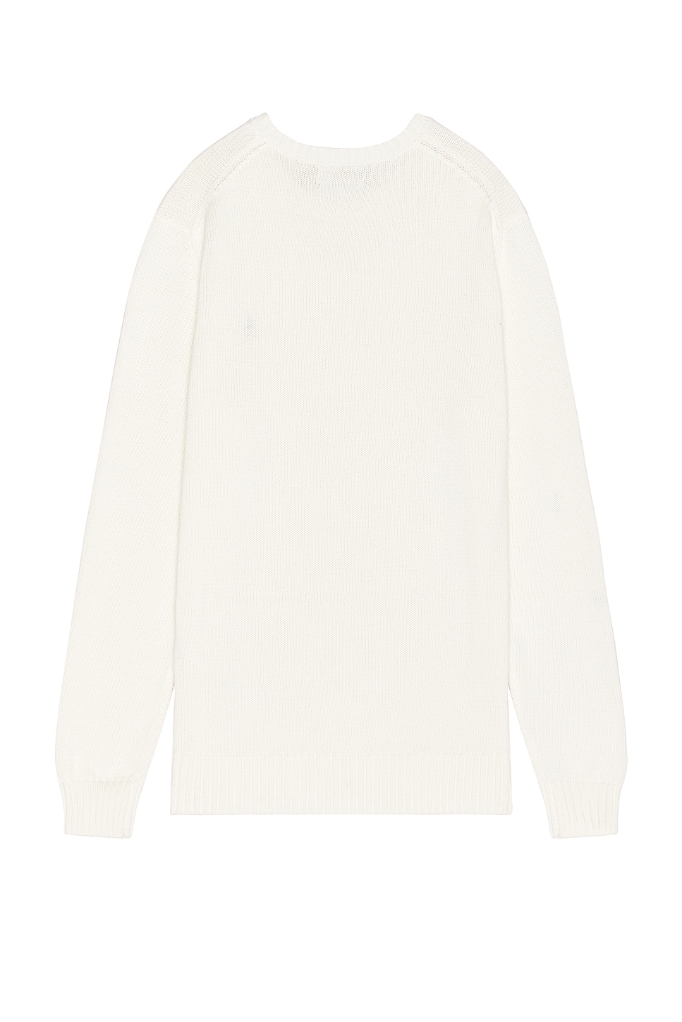 Shop Polo Ralph Lauren Shaker Sweater In Deckwash White