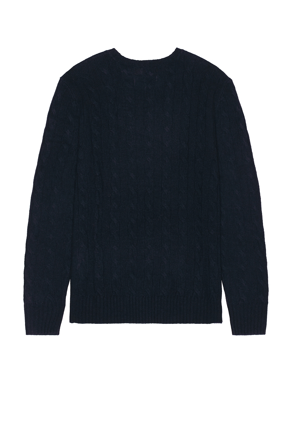 Shop Polo Ralph Lauren Long Sleeve Pullover In Hunter Navy