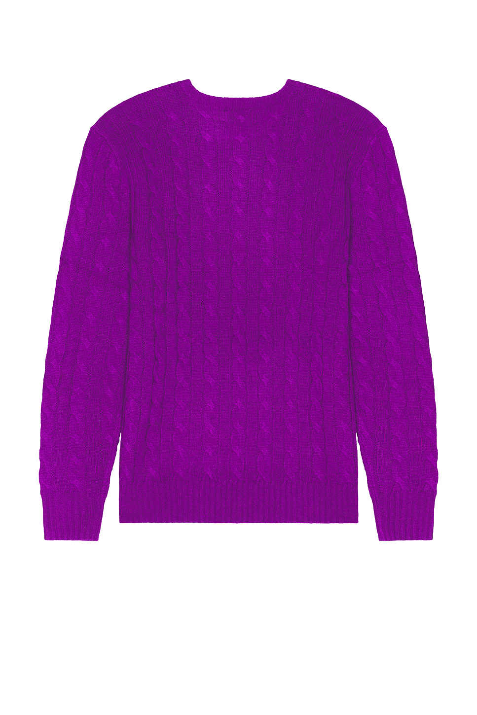 Shop Polo Ralph Lauren Long Sleeve Pullover In Valor Purple