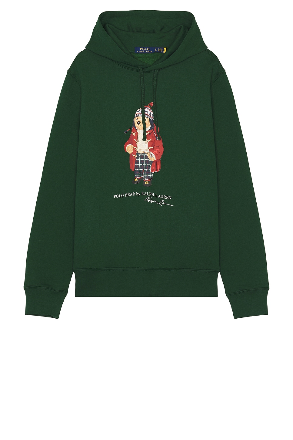 Long Sleeve Bear Sweatshirt in Green