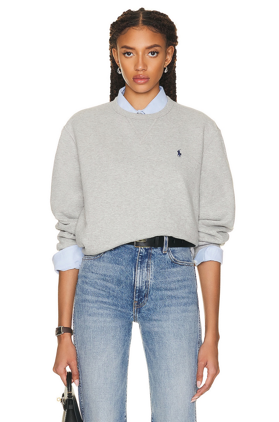 Image 1 of Polo Ralph Lauren Fleece Sweatshirt in Andover Heather