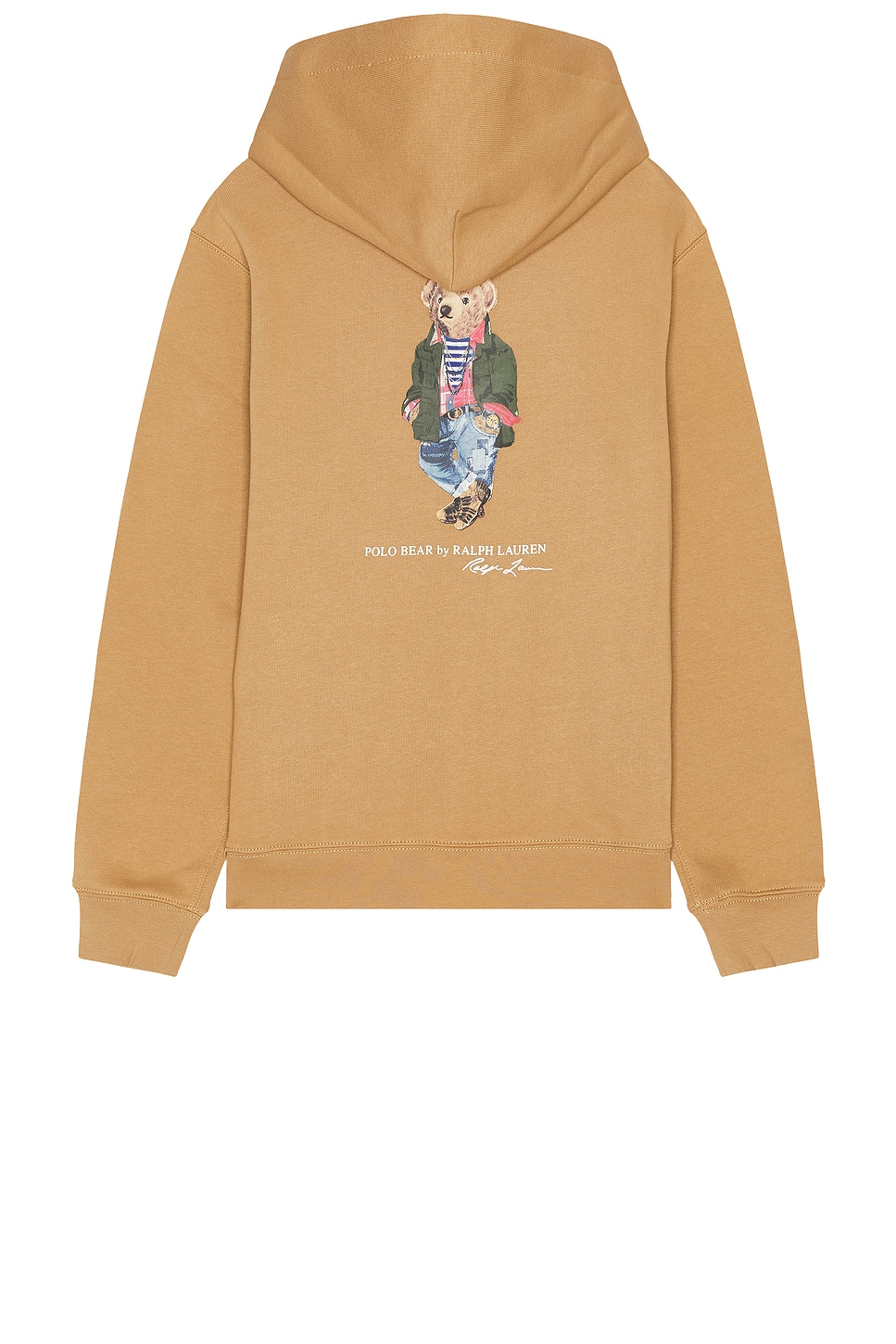 Image 1 of Polo Ralph Lauren Explorer Bear Hoodie in Camel