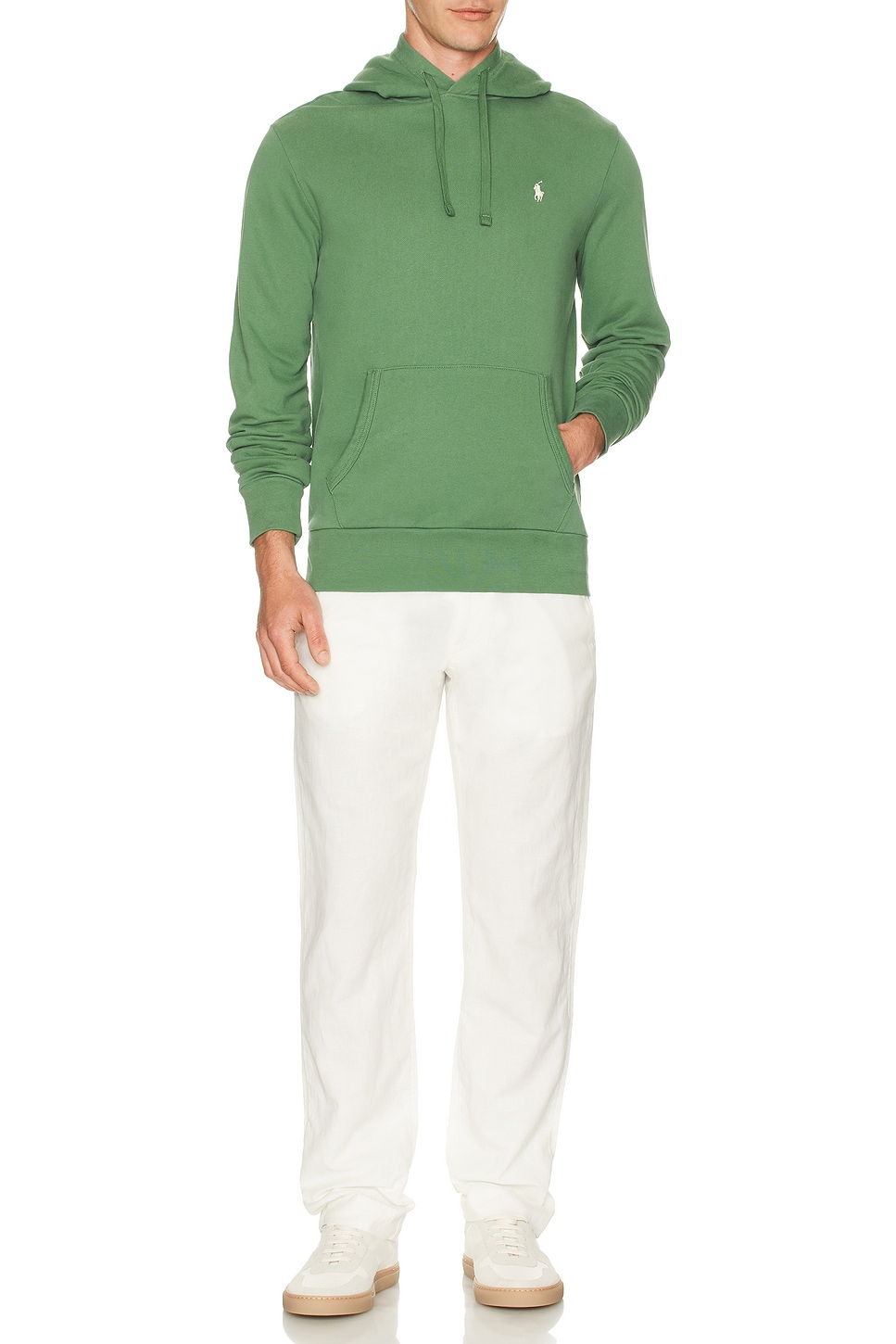 Image 1 of Polo Ralph Lauren Loopback Terry Hoodie in Fatigue