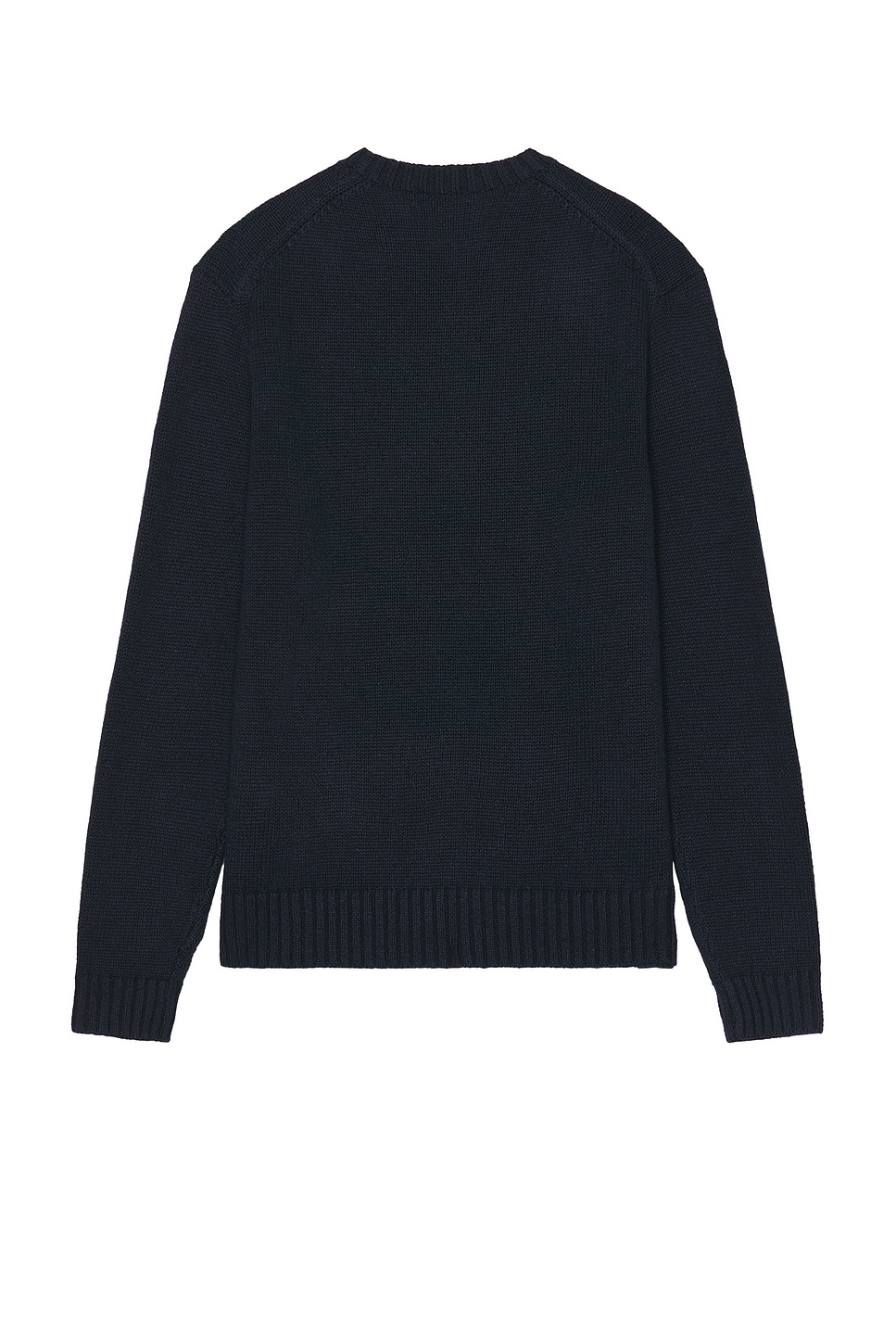 Polo Ralph Lauren Mens Bear Navy Polo Bear Graphic-embroidered Linen And Cotton-blend Jumper