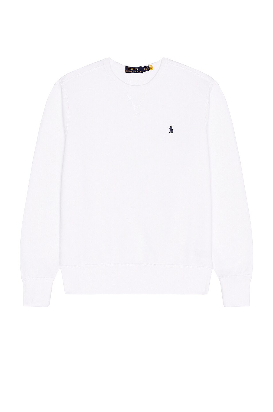 Polo Ralph Lauren Fleece Sweatshirt in White FWRD