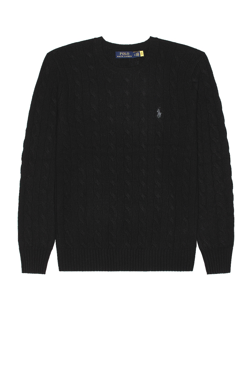 Image 1 of Polo Ralph Lauren Cable Sweater in Polo Black